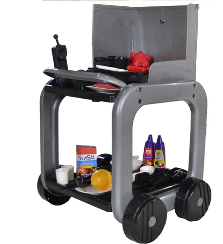 Parrilla Infantil Carrito Cocina Asador Asado New Plast