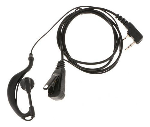 3 Auricular Con Micrófono 2 Pin Ptt Adecuado Radio De 2