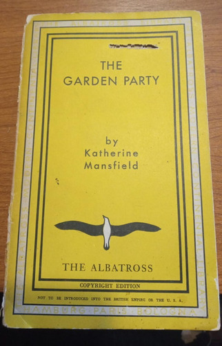 ** The Garden Party **  Ingles Katherine Mansfield Usado