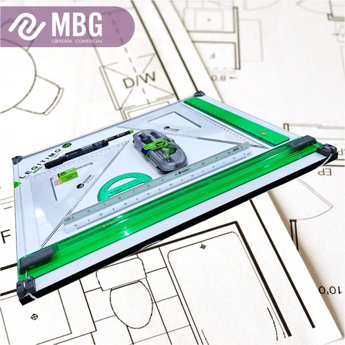 Imagen 5 de 7 de Kit Tablero Tecnico Pizzini 50x60 S/atril