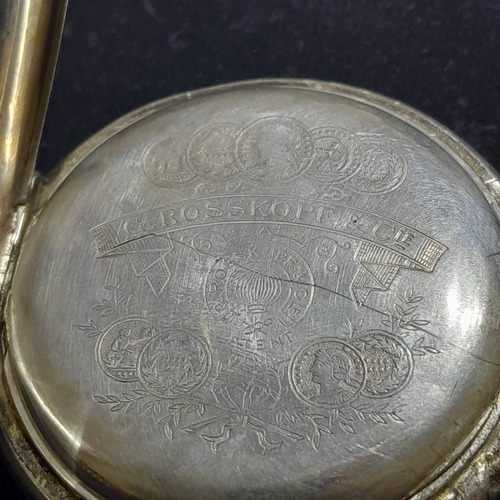 Reloj De Bolsillo De Plata Rosskopf Para Restaurar Plata (Usado)
