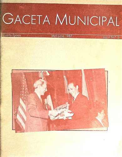 3 Gaceta Municipal Guadalajara Jalisco Cuarta Época1987-1988 (Usado)
