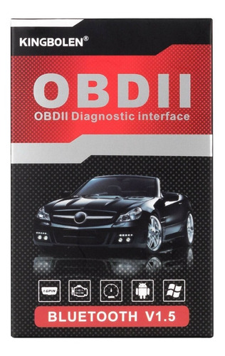Escáner Automotriz Elm327 Obd2 Bluetooth Original Kingbolen