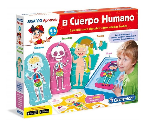 Clementoni Jugando Aprendo El Cuerpo Humano - Mosca