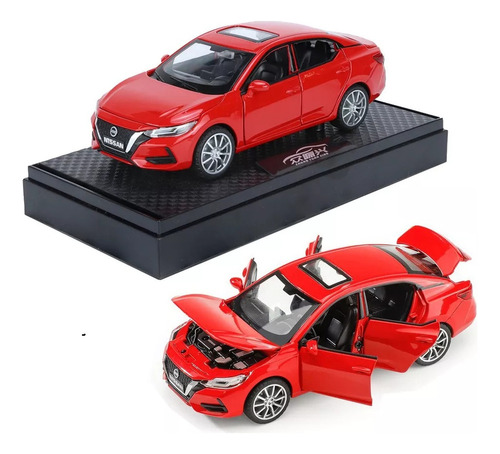 Nissan Sentra Miniatura Metal Car With Luces & Sound 1/32