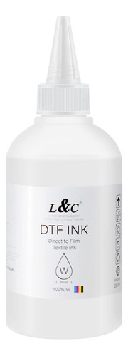 L&c 250ml Premium Dtf Transfer White Ink, Dtf White Ink Ref.