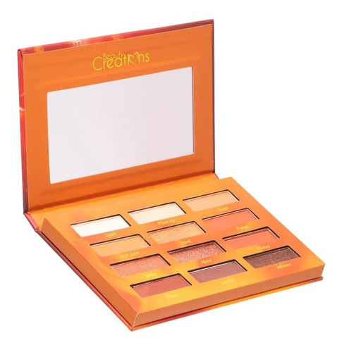 Imagen 2 de 7 de Paleta De Sombras Hot Fire Beauty Creations 12 Tonos