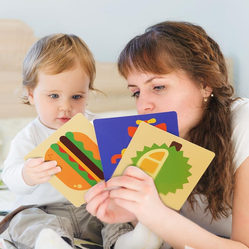80 Tarjetas De Estimulación Visual Para Bebes, Tarjetas