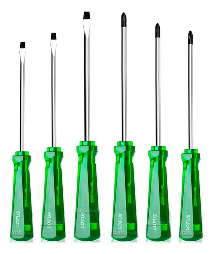comprar Kit Jogo De Chaves De Fenda E Phillips Simples E Cruzada