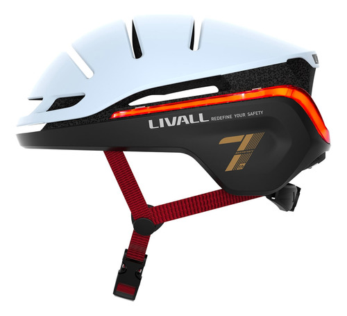 Casco Inteligente Led Evo21 Talla L Blanco