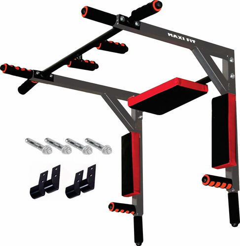 Maxi Fit Pn-r Barra Multifuncional Para Dominadas Abs