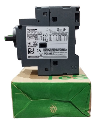Guardamotor Tesys Schneider Gv2l14 10a Mando Rotativo Frecuencia 50/60