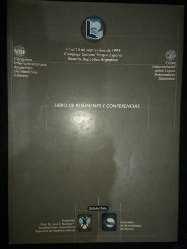 Libro De Resumenes Y Conferencias Congreso Medicina 1999