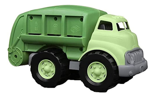 Vehículos Sin Control Remoto Camión De Reciclaje Color Verde