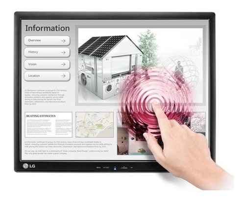 Monitor Led Touchscreen LG 17mb15t 17  1280x1024 Pixeles Rgb