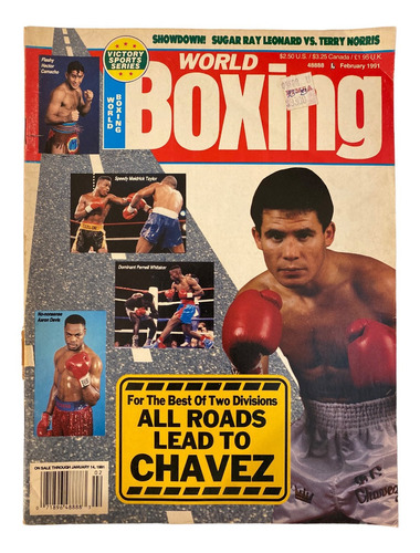 Revista De Box World Boxing Magazine Julio Cesar Chavez 1991