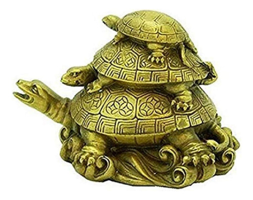 Tortugas Feng Shui 3 Niveles Salud Riqueza Suerte.