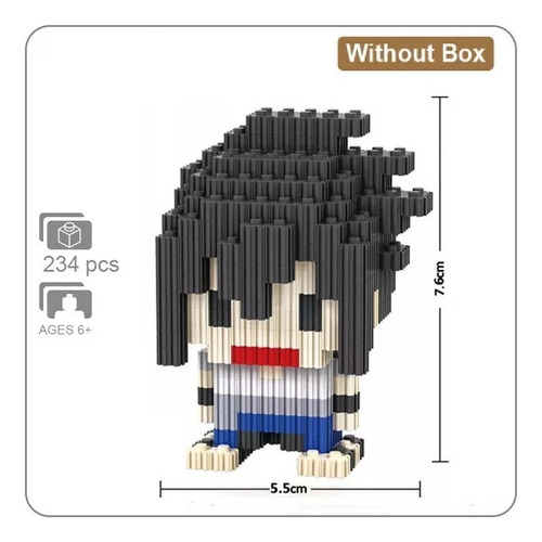Armable Naruto Sasuke Kakashi Mini Blocks Coleccion