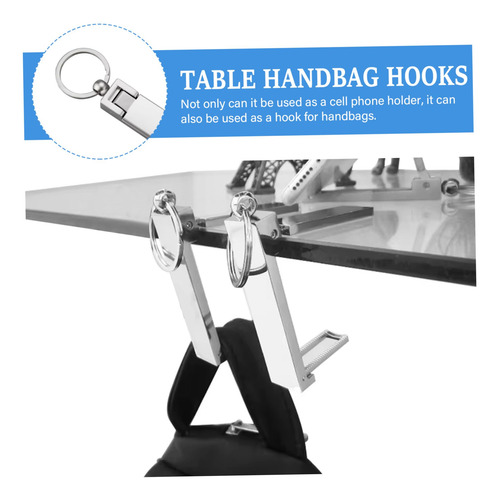 Gancho Para Bolso Soporte Para Mesa O Computadora 2 En 1