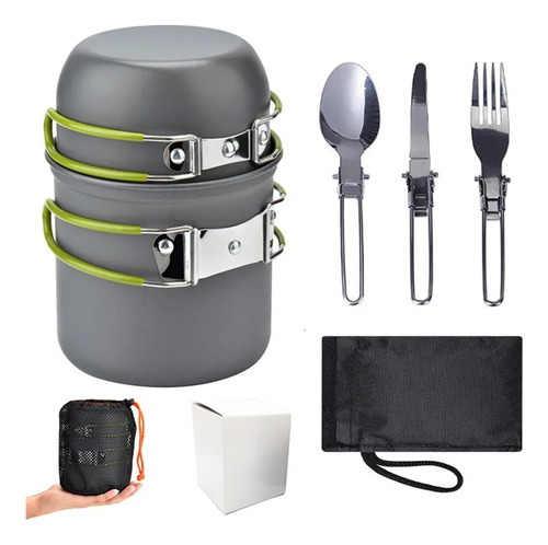 Ollas De Camping Cocinilla Cocina Kit Set