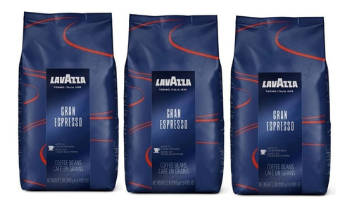 Café Lavazza Gran Espresso Grano Entero Tostado Medio Paq3