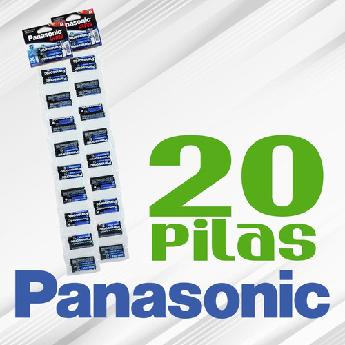 Um-3uhs-20h - Pila Panasonic Aa Carbon Tita X 20 Un