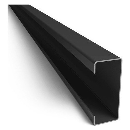 Perfil C Negro Laminado Caliente 120 X 50 X 15 X 2mm X6mts 