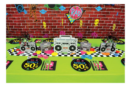 Beistle Decoraciones De Hip Hop De Los Años 80 Para Fiesta D