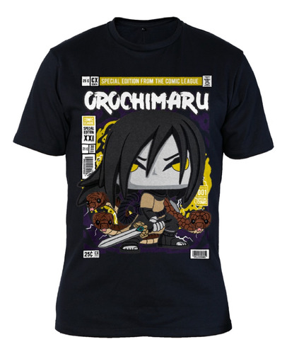 Remera Algodon Premium - 0421 Funkos 9 - Orochimaru