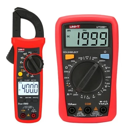 comprar Combo Multímetro Ut33b+ Plus + Pinza Amperométrica Ut202+