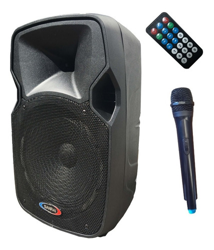Bafle Potenciado Bateria Recargable Usb Bt Mic Inalambrico