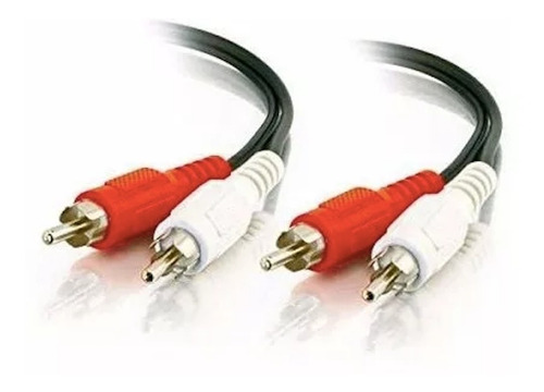 Imagen 1 de 5 de Pack X 250 Cables 1,5 Metros Rca De Audio / Video Mono Macho