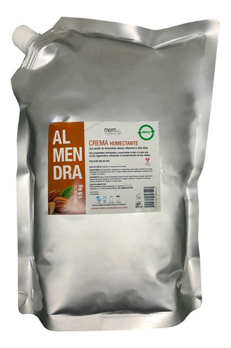 Crema Con Aceite De Almendras Dulces 1.5kg Eco-refill Cf&v