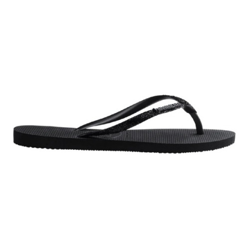 Ojota Slim Glitter Ii 4057 Negro/gris Havaianas 4146975-0030