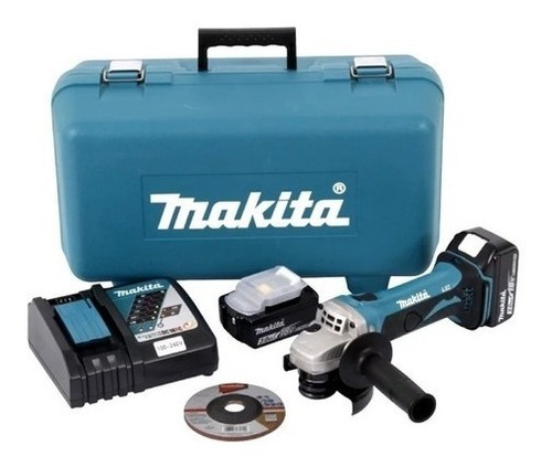 Esmerilhadeira Lixadeira Dga452rfe 18v 3.0ah 115mm Makita