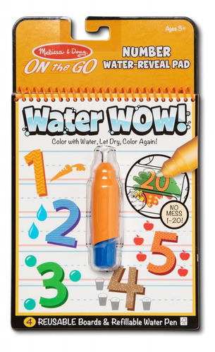 Melissa & Doug On The Go Water Wow! Bloc De Actividades
