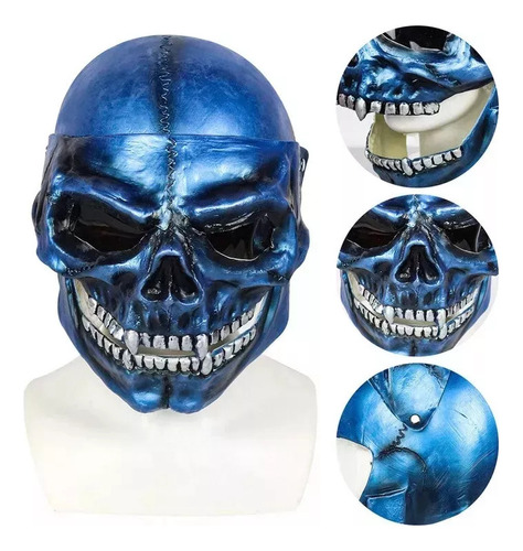 Casco De Moto Con Forma De Calavera Para Halloween 2023