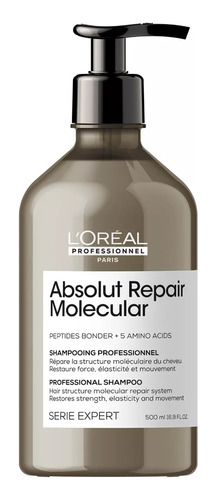 Absolut Repair Molecular Shampoo 500ml Loreal Profesional  