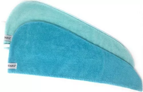 Turbie Twist - Toalla de microfibra superabsorbente para el pelo (2  unidades)
