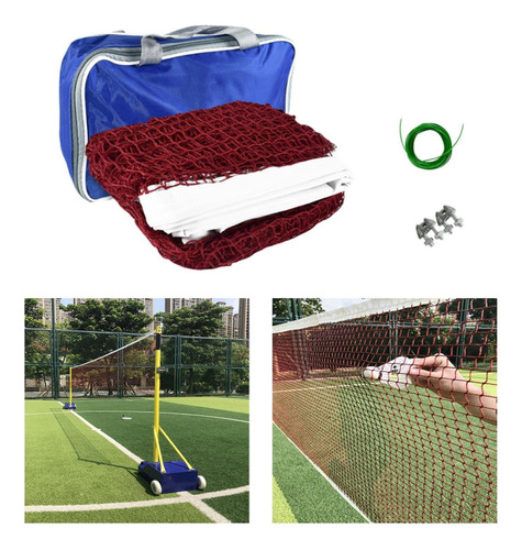 Neta De Bádminton Red De Voleibol Instalación Fácil 4.1m
