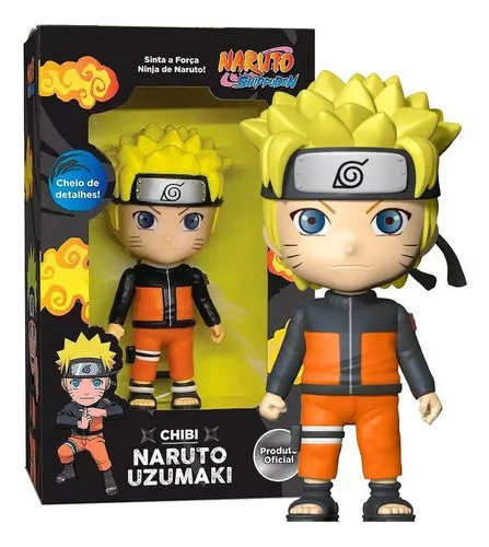 Figura Articulada Ninja Naruto Uzumaki Chibi 14 Cm Tapimovil