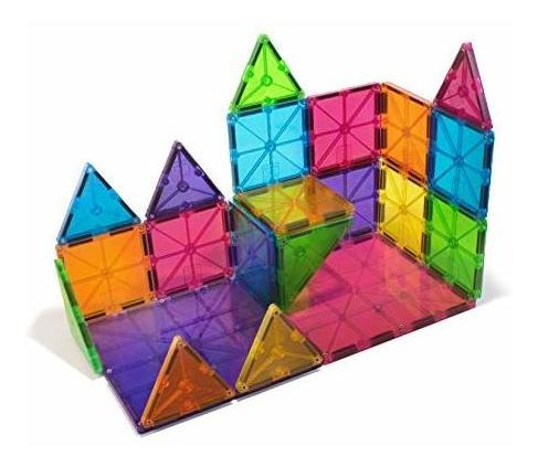 Juegos Magna-tiles - Juego De 32 Colores Transparentes, Las