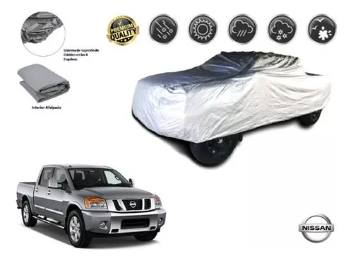 Lona Cubreauto Afelpada Premium Nissan Titan 5.6l 2004-2014