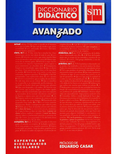 Diccionario Didactico Avanzado Sm Consulta