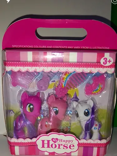 Juego De Ponys Con Sus Peines