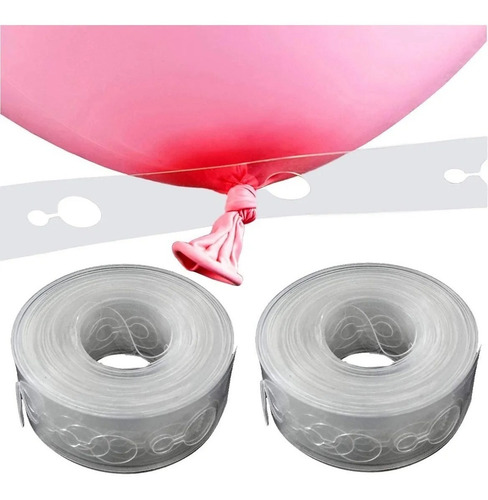 Imagen 2 de 10 de Cinta De Acetato Para Arco Organico De Globos X 5mts