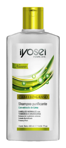 Shampoo Cabellos Grasos  Extracto De Lima X 430ml Iyosei