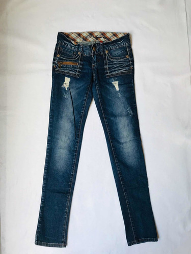 Jeans Jeggings Guess Originales Corte Tubo Deslavados (Usado)
