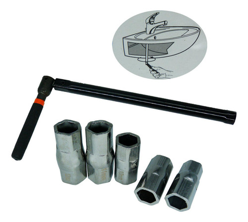 Juego De Llaves Para Grifo Endurecidas, Juego De Tuercas