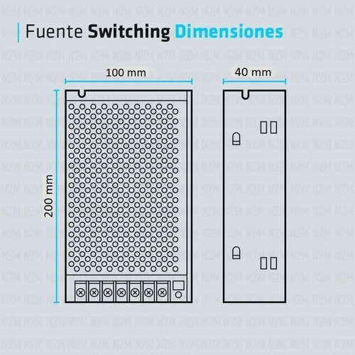 Imagen 4 de 10 de Fuente 12v 15a Metalica Regulada Switching Tira Led Cctv